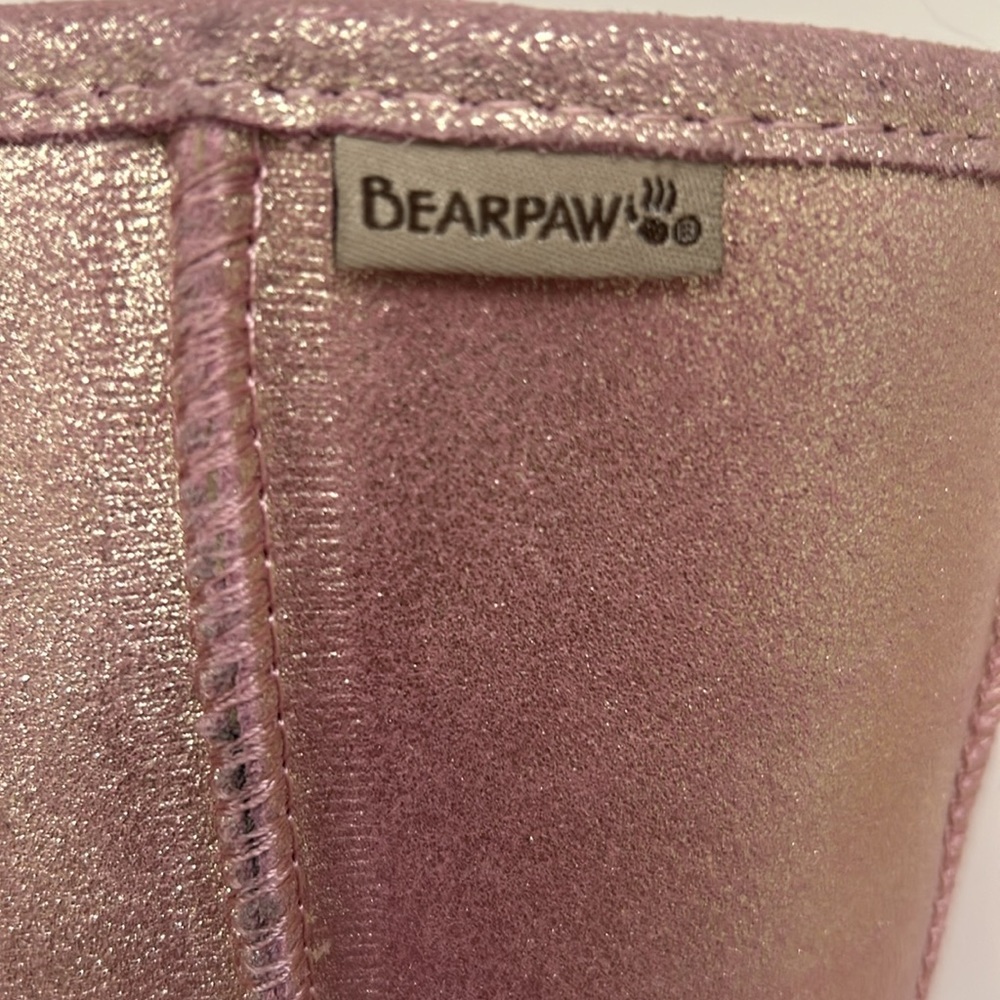 Glittery Pink Bearpaw Boots - Picture 9 of 9
